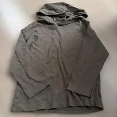 ZARA キッズ パーカー 128cm ブラウン フード付き 長袖