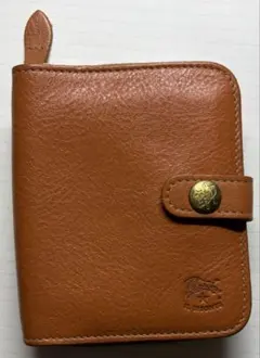 IL BISONTE 二つ折り財布 レザー ブラウン