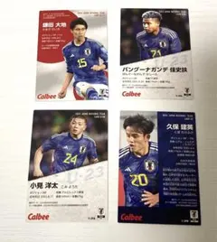 Calbee 日本代表 サッカー トレカ