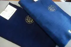 正藍染・松阪木綿・濃紺色と納戸色の着尺反物二反物・三重県指定伝統工芸品・長12ｍのサムネイル