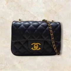 CHANEL ブラック キルティングバッグ♡ノベルティ