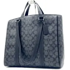 【定価9.9万美品】コーチ ハドソン ダブルハンドル トートバッグ PVC 大容