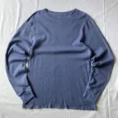 00s Hanes サーマル ロンT ワッフル生地 グランジ Y2K 平成 古着