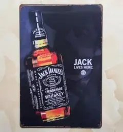 D④ 送料込み※新品/レトロブリキ看板/アンティーク ジャックダニエル 1