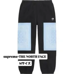 シュプリーム ノースフェイス supreme コラボスウェットパンツ Mサイズ