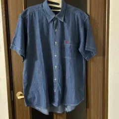 90年代POLO COUNTRYデニムシャツ半袖M ラルフローレン