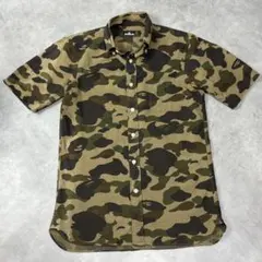 Mr. BATHING APE 1stカモ 半袖BDシャツ Sのサムネイル