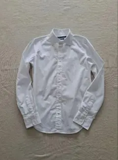 ラルフローレン RALPH LAUREN 白　ストレッチ　シャツ 8　Lのサムネイル