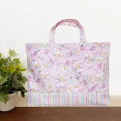 入園グッズ !!レッスンバック☆ ユニコーン ピンク
