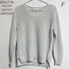 0406 BEAUTY&YOUTH ビューティーアンドユース ニットプルオーバー
