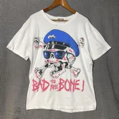 00s NNE NNA BAD TO THE BONE スカル ダメージTシャツのサムネイル