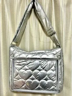 【即購入可】WEGO ときめきキルティング痛ショルダー　Sサイズ　シルバー