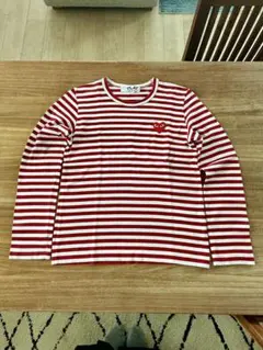 新品 コムデギャルソン CDG ボーダー ロングスリーブ シュプリーム 