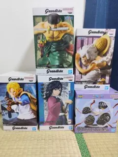 【新品未開封】ワンピース・鬼滅の刃 フィギュア 5点セット