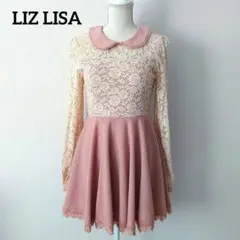 LIZ LISA リズリサ シースルー レース フレア ミニワンピース