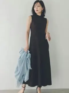 anuans　セミマーメイドニットワンピース