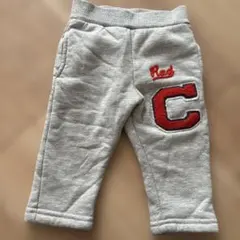 グレー スウェットパンツ 刺繍 Cマーク