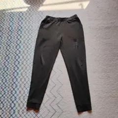 【美品】ダークブラウン スリムフィット ロングパンツ　150