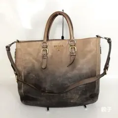 PRADA プラダ GLACE ZIPPERS 2WAY レザー バッグのサムネイル