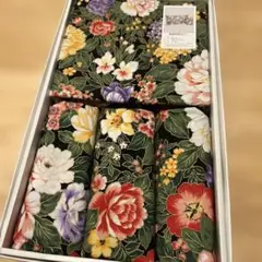 長座布団カバー　座布団カバー　４枚　綿100% 日本製　花柄
