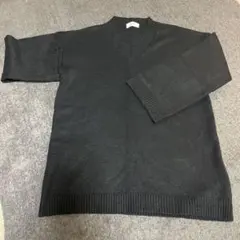 hagumu ブラック Vネック セーター 長袖のサムネイル