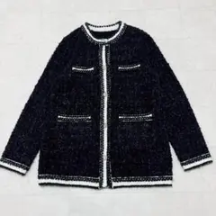 今季新作マイストラーダ フリンジニットジャケット S 黒 - メルカリ