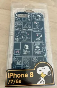 新品未使用✨スヌーピー iPhone8/7/6sケース ブルー TPR素材