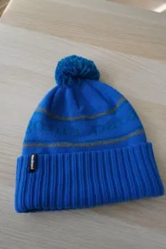 Patagonia キッズ ニット帽　/ポンポン付き