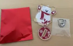 新品　graniph グラニフ イカク アクリルスタンド キーホルダー 雪だるま