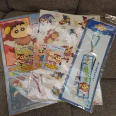 クレヨンしんちゃん 恐竜日記グッズ 4個セット