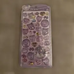 正規品　うるちゅるポップシール　Kuromi クロミ　ベビー