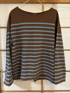 green label relaxing ボーダー長袖カットソー