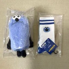 新品未開封 GU パペットスンスン ポーチ 靴下 セット おすわりぬいぐるみ