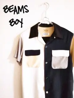 D221213 BEAMS BOY × STYLE EYES マルチカラーシャツ - メルカリ