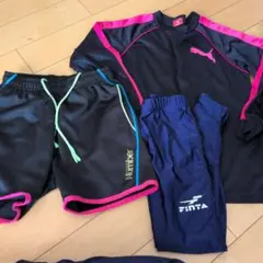 Puma Number finta ジャージセット 黒/紺/ピンク