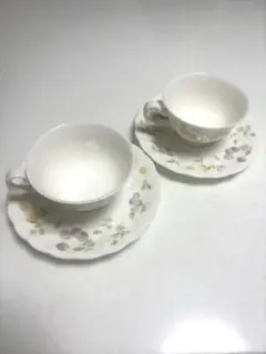 ノリタケ　カップ＆ソーサー　ティーカップセット