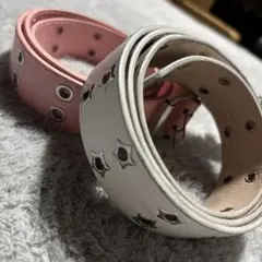 y2k スタッズベルト 2点セット