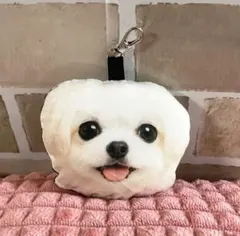 ハンドメイド　マルお顔マスコット