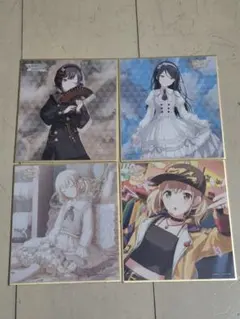 プロセカ 色紙 4点セット 小豆沢こはね 星乃一歌 東雲絵名