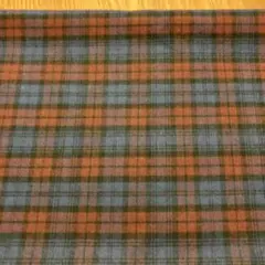 先染め生地（黒×紺×ボルドーのチェック柄ツイル）