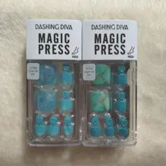 DASHING DIVA MAGIC PRESS PEDI 2色セット