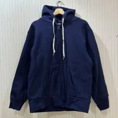 CAMBER - CROSS KNIT ZIPPER HOODED ネイビー