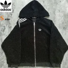 adidas BLACKPINK ジェニー着用 ボアジャケット ブラック S