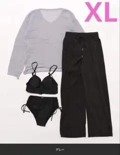 半額以下！【新品】Lace Ladies 4点セット　シアーニット付き ビキニのサムネイル