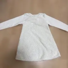 ホワイト・ブラック長袖ワンピース　子供用