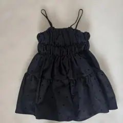 coca フロッキードットキャミチュニック