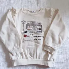 ⭐️極美品⭐️slap slip クリーム色 トレーナー 120