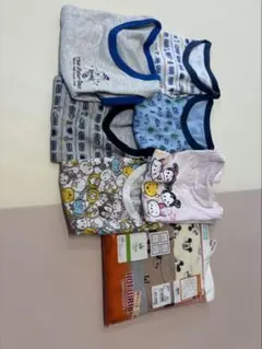 80cmベビーシャツ9枚セット（キャラクター・車両柄）