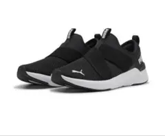 ⭐︎スニーカー PUMA スリッポン　ブラック