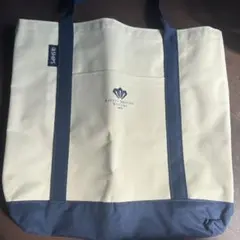 &SHIPS ベージュ ネイビー トートバッグのサムネイル